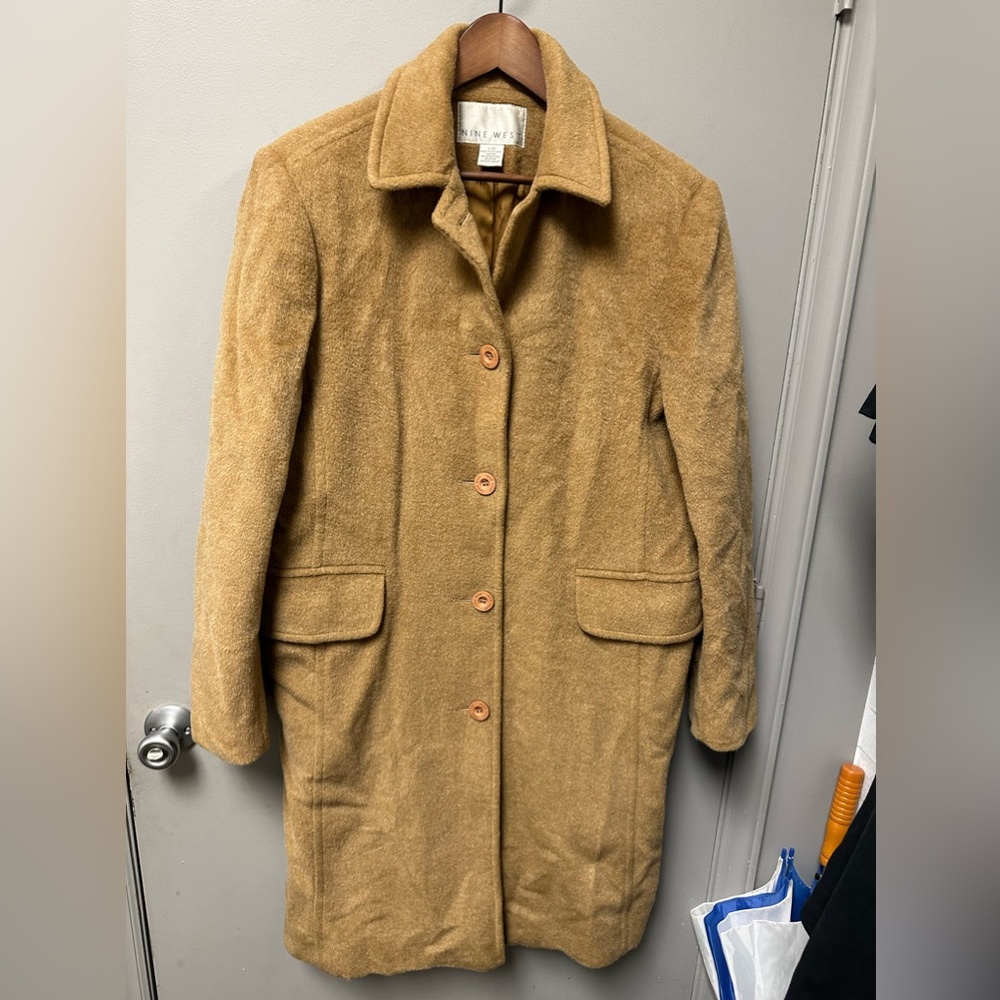 Vintage Nine West pea coat knee length